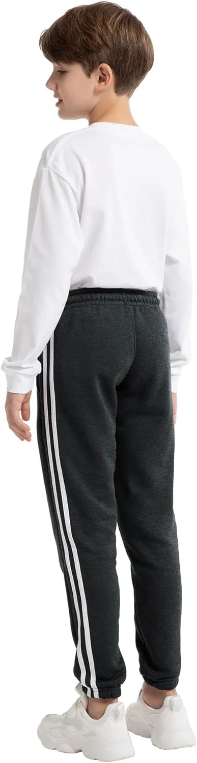 1/4 Pack Boys Sweatpants Soft Fleece Lined Youth Athletic Workout Lounge Joggers Pants with Pockets for Kids