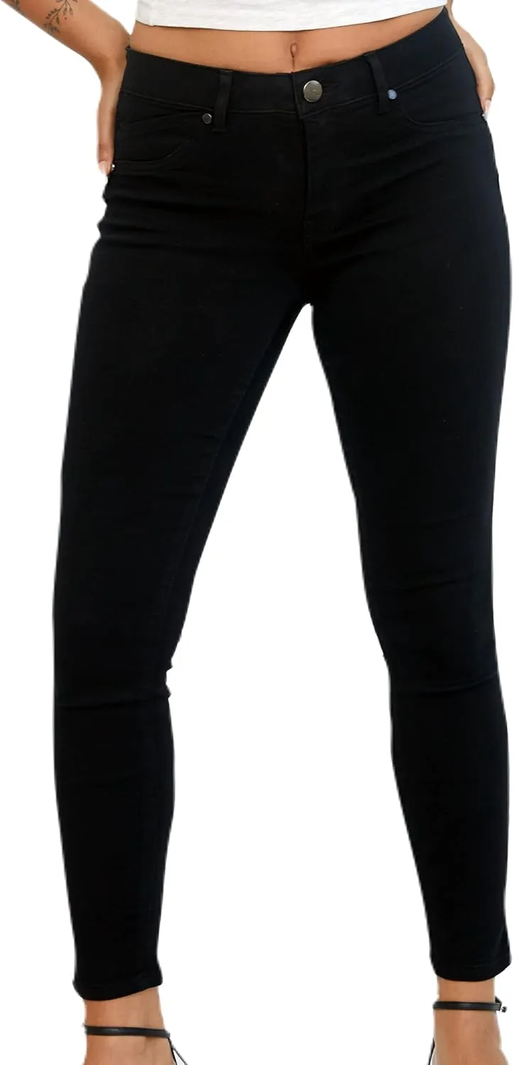 1822 Denim Women's Curvy 28" Magic Waistband Contour Skinny Jeans