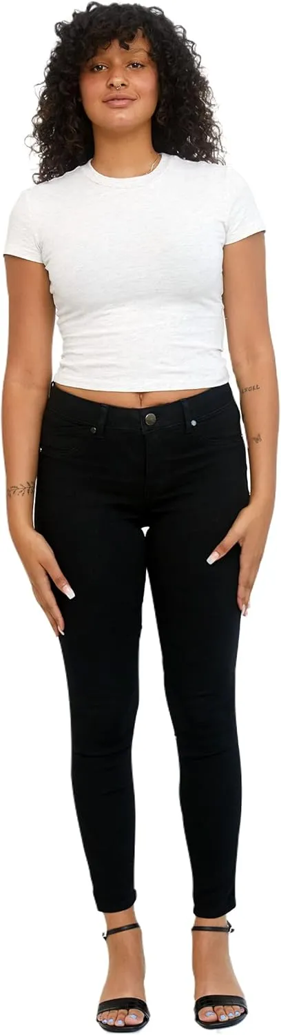 1822 Denim Women's Curvy 28" Magic Waistband Contour Skinny Jeans