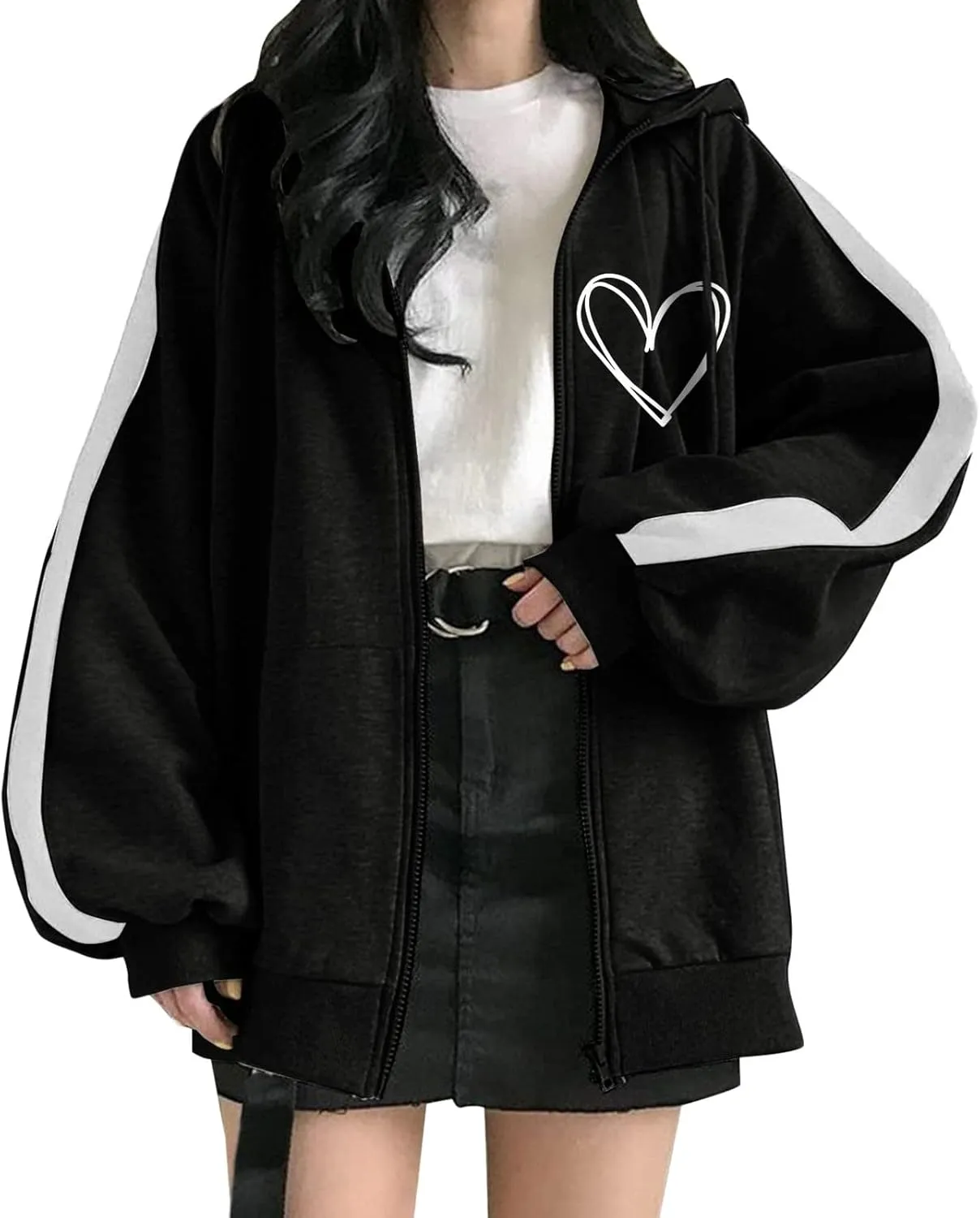 2024 Fall Hoodie Jacket Coat Bunny Cute Hoodie Thick Blouse Top Fall Fashion 2024 Womens Jackets Casual Womens