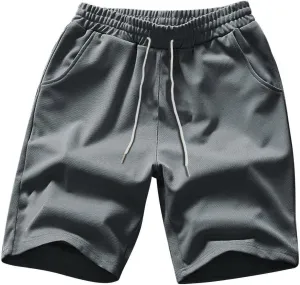 Athletic Shorts for Men Sports Shorts Beach Shorts Casual Cotton Linen Shorts 5 Inch Inseam Shorts Men Mens Stretch