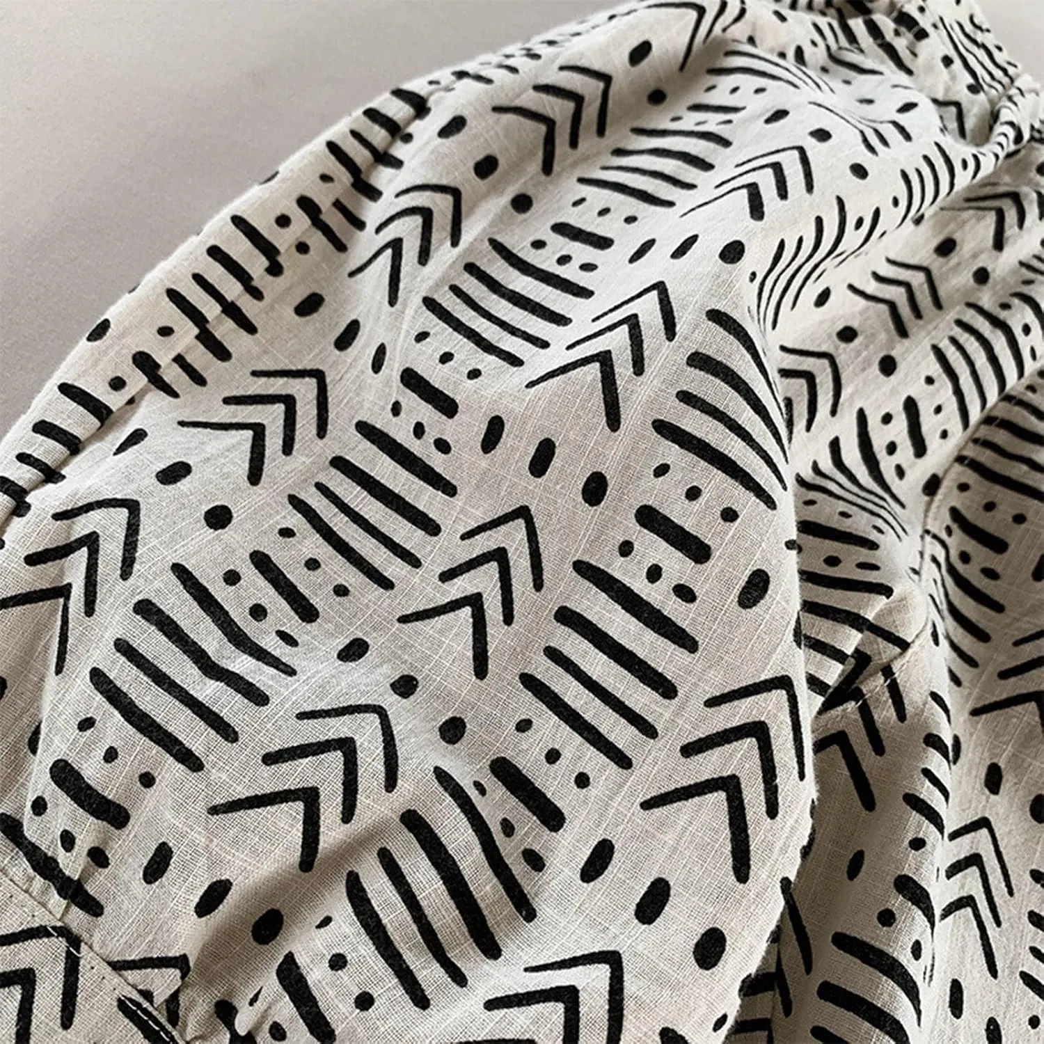 Baby Boys' Striped Pull-on Jogger Pants Harem Pants Classic Fit Elastic Waist Kids Toddler Bloomer Long Pants