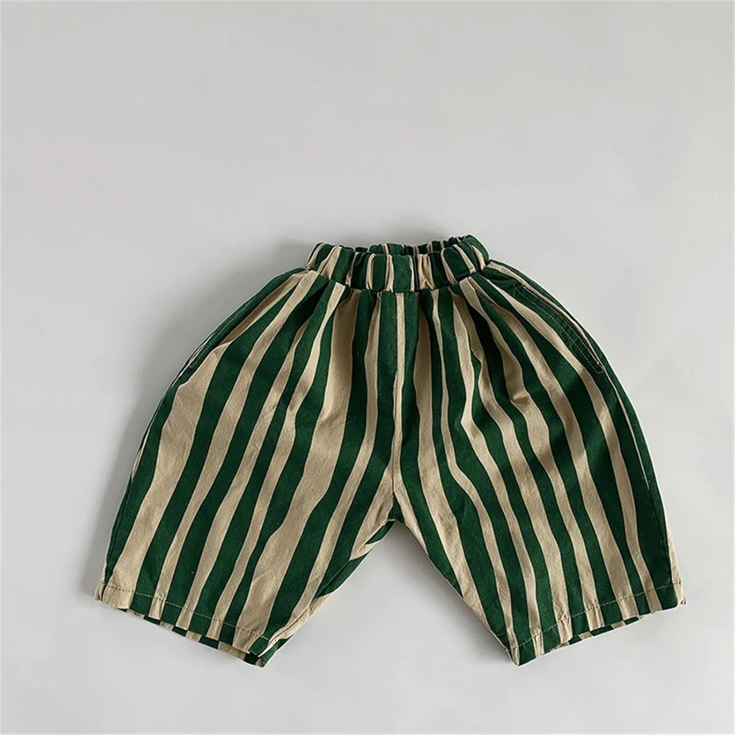 Baby Boys' Striped Pull-on Jogger Pants Harem Pants Classic Fit Elastic Waist Kids Toddler Bloomer Long Pants