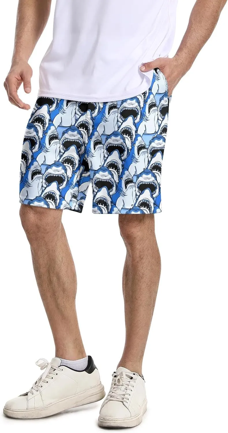 BIANTI Golf Shorts for Men Stretch Men's Casual Athletic Dress Shorts with Zipper Pockets