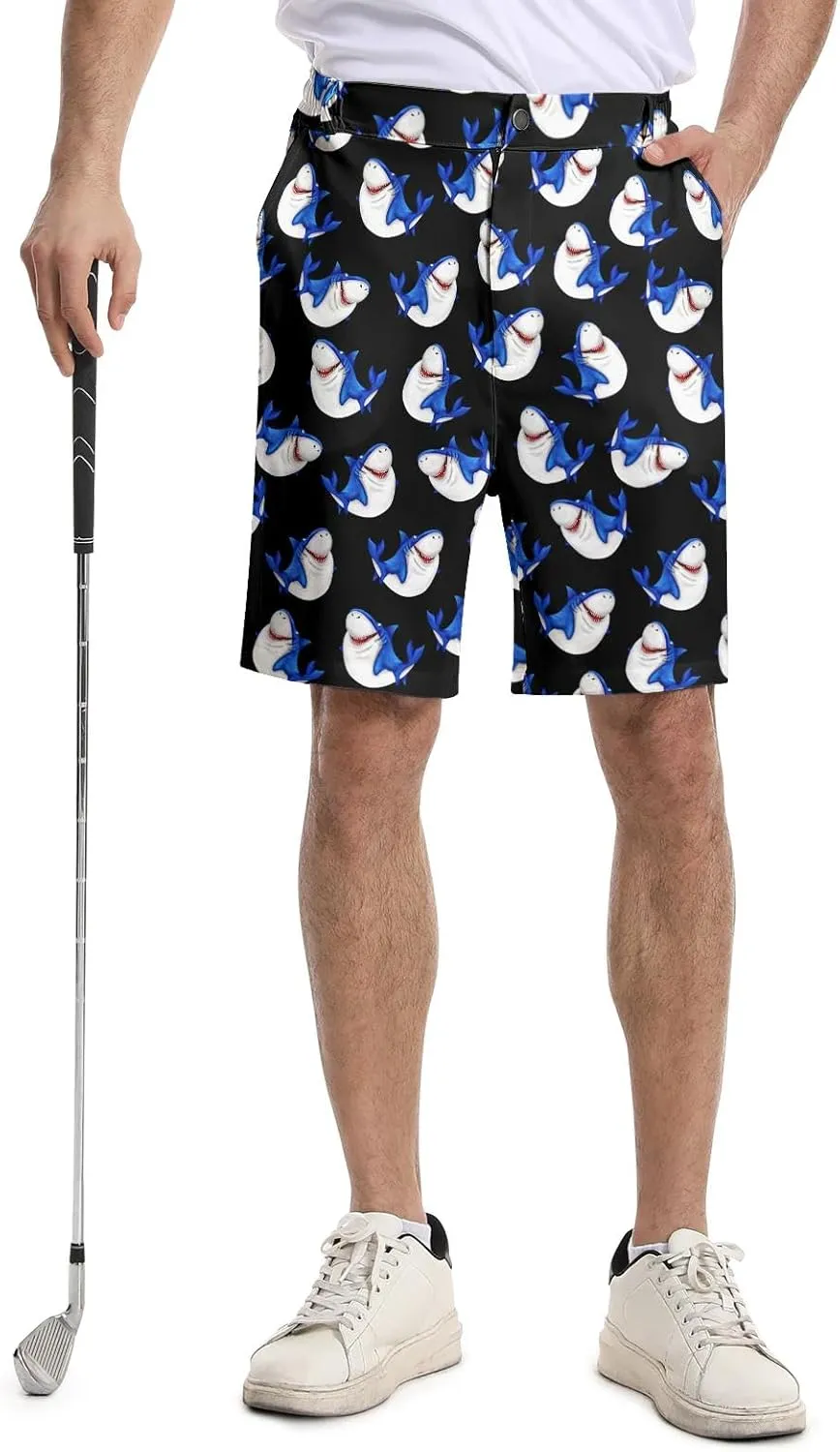 BIANTI Golf Shorts for Men Stretch Men's Casual Athletic Dress Shorts with Zipper Pockets