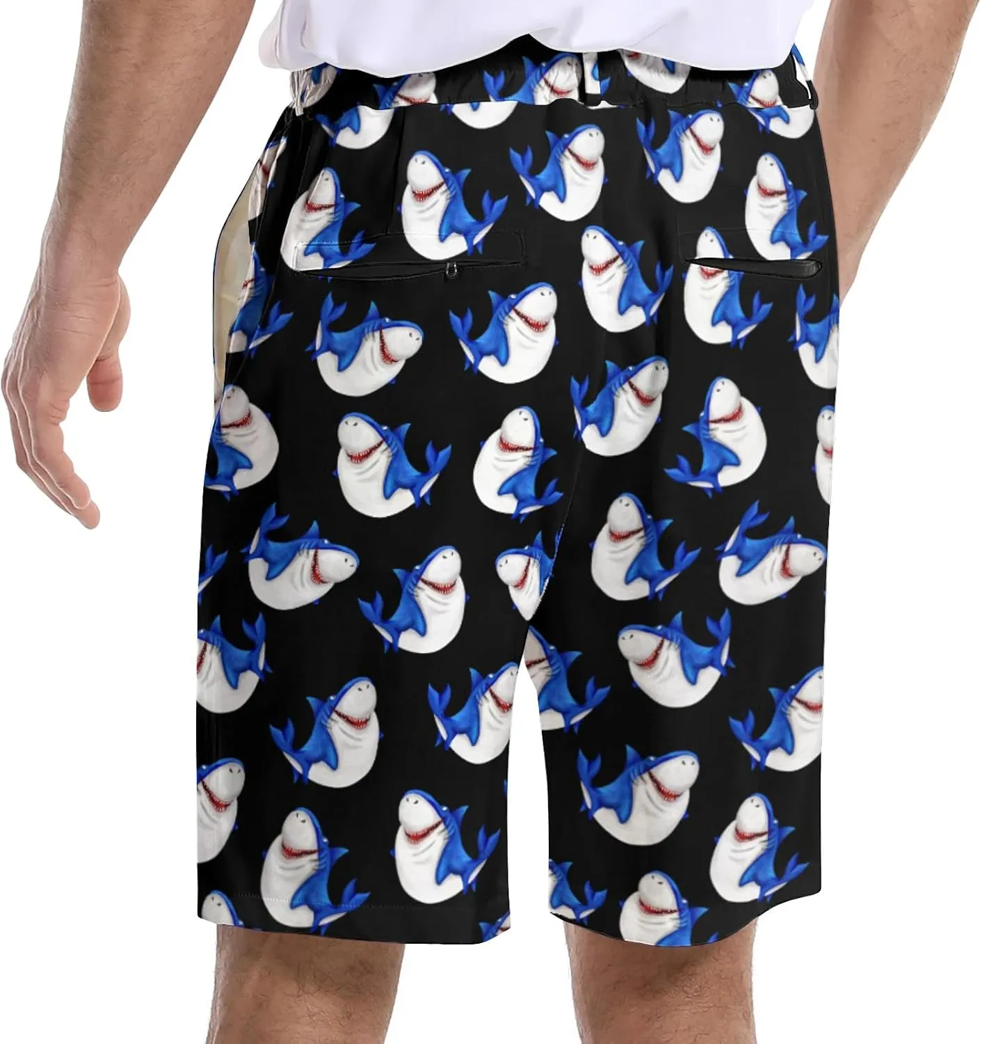 BIANTI Golf Shorts for Men Stretch Men's Casual Athletic Dress Shorts with Zipper Pockets