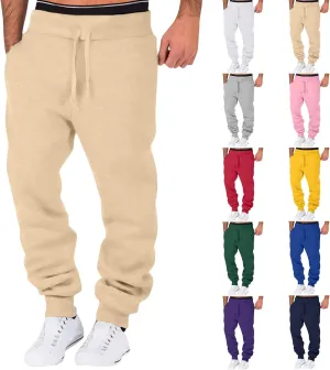 Big and Tall Cargo Pants for Men Sweatpants for Men Drawstring Men's Outdoor Work Military Tactical Pants Lightweight