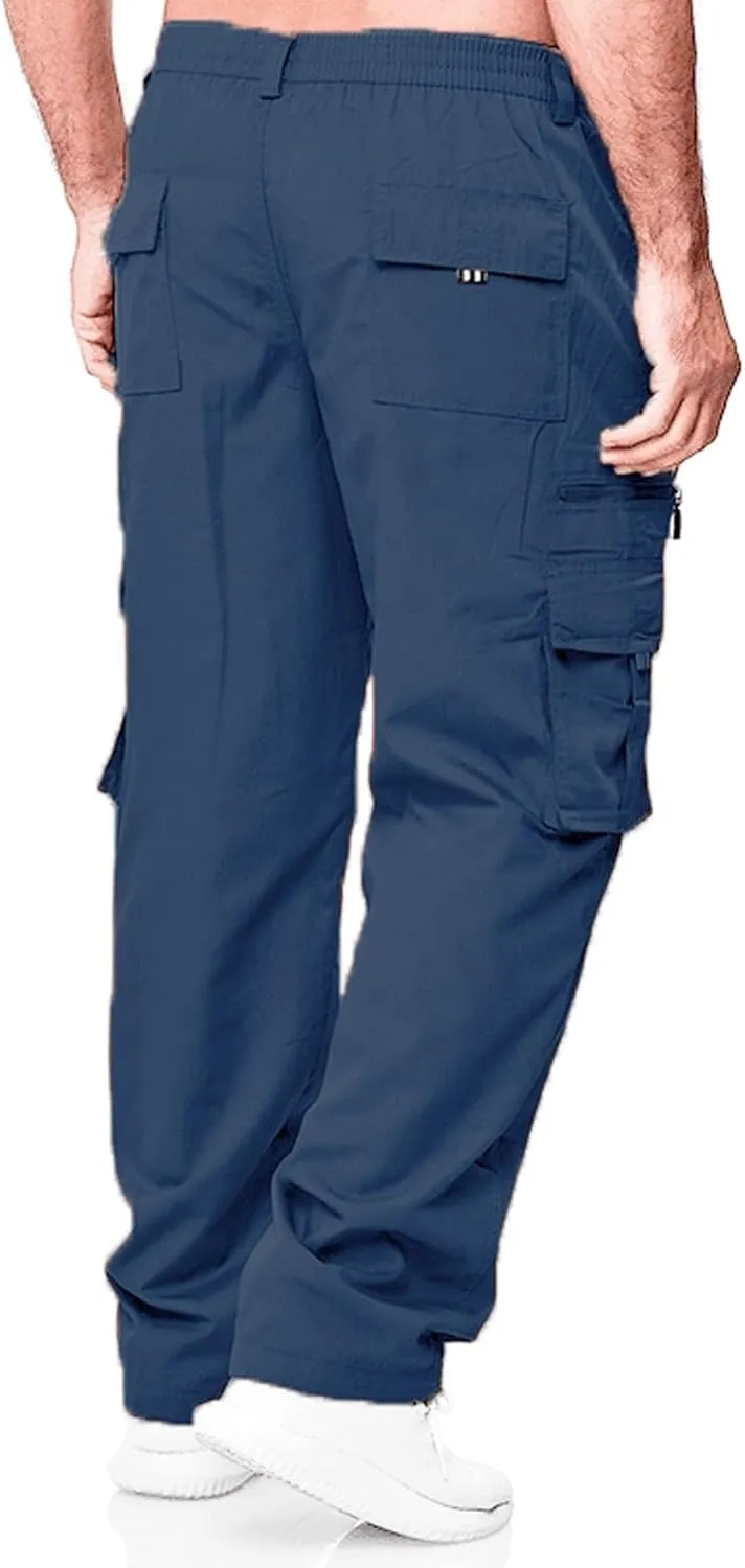 Big and Tall Cargo Pants for Men Sweatpants for Men Pants Cotton Sweatpants Fashion Joggers Sports Long Pants Trousers