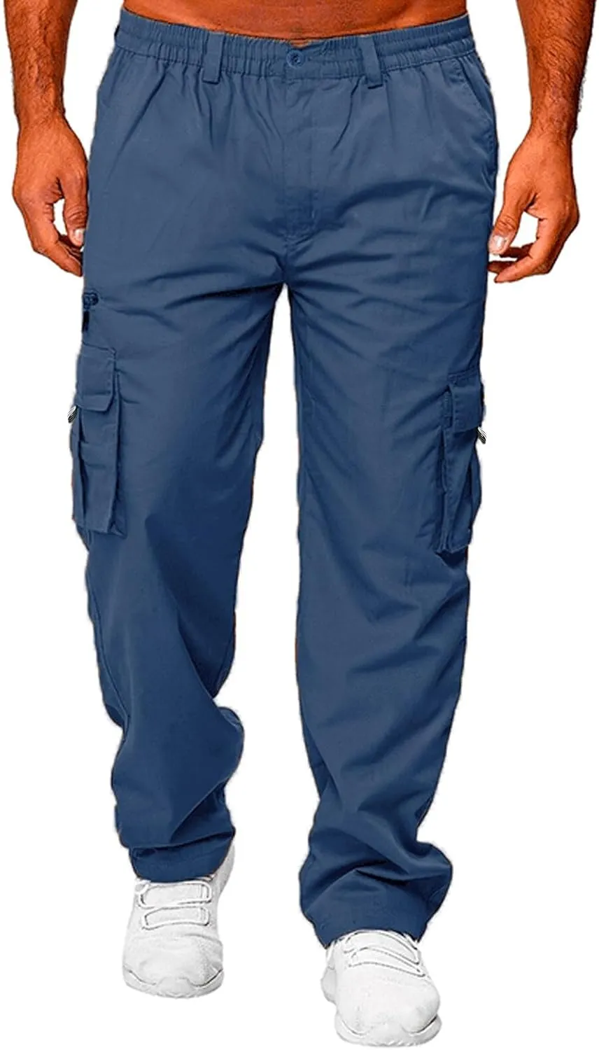 Big and Tall Cargo Pants for Men Sweatpants for Men Pants Cotton Sweatpants Fashion Joggers Sports Long Pants Trousers