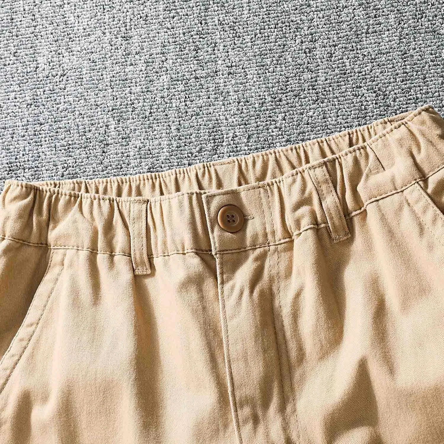Cargo Jogger Pants for Men Big and Tall Elastic Bottom Ripstop Hiking Work Pants Classic Fit Multi Pockets Lightweight