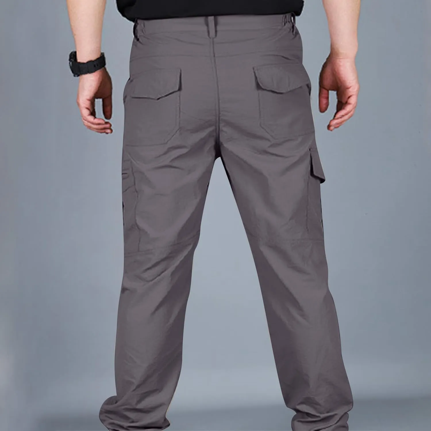 Cargo Pants for Men 2023 Outdoor Fashion Multi Pockets Tooling Pants Casual Stylish Solid Utility Work Sport Pant