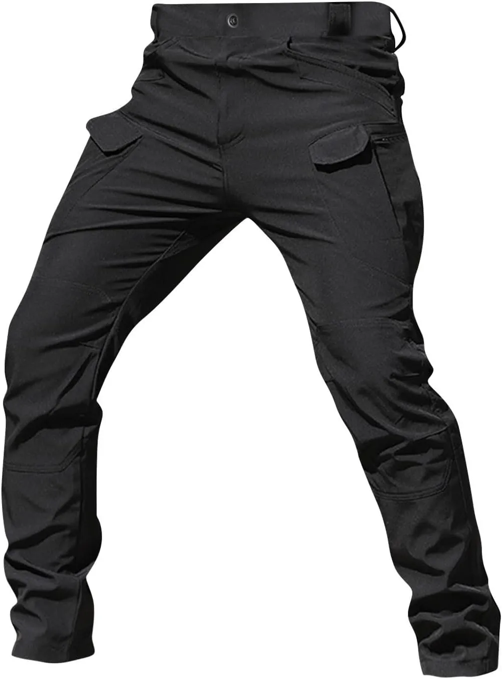 Cargo Pants for Men Baggy Lightweight Outdoor Work Pants with Pockets Ripstop Flex Camo Tactical Waterproof Pants