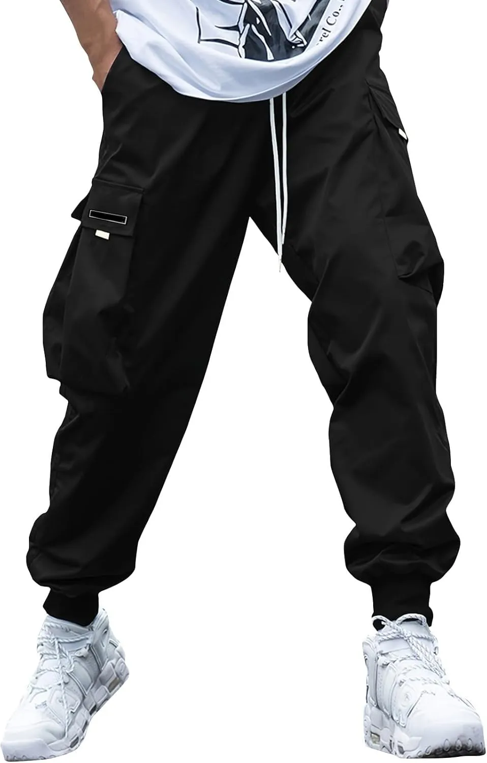Cargo Pants for Men Fashion Cargo Joggers Pants Athletic Casual Hiking Pants Loose Straight Sweatpants Harem Trousers