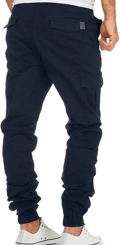 Cargo Pants for Men Joggers Men's Slim Fit Workout Athletic Pants Sweatpants for Men with Pockets Men's Slim Joggers