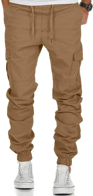 Cargo Pants for Men Joggers Men's Slim Fit Workout Athletic Pants Sweatpants for Men with Pockets Men's Slim Joggers