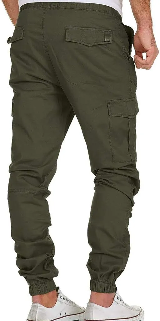 Cargo Pants for Men Joggers Men's Slim Fit Workout Athletic Pants Sweatpants for Men with Pockets Men's Slim Joggers