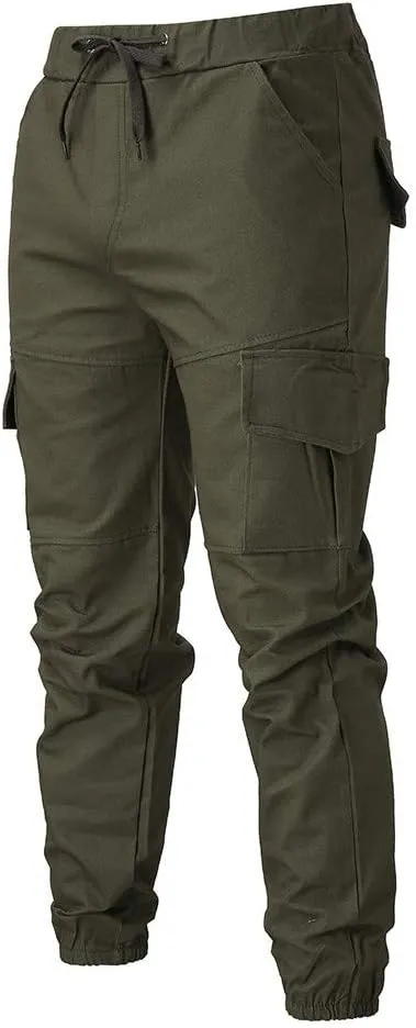 Cargo Pants for Men Joggers Men's Slim Fit Workout Athletic Pants Sweatpants for Men with Pockets Men's Slim Joggers