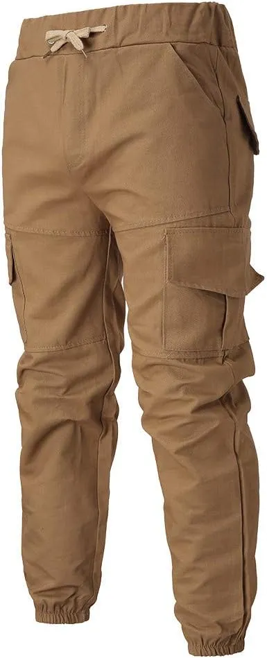 Cargo Pants for Men Joggers Men's Slim Fit Workout Athletic Pants Sweatpants for Men with Pockets Men's Slim Joggers