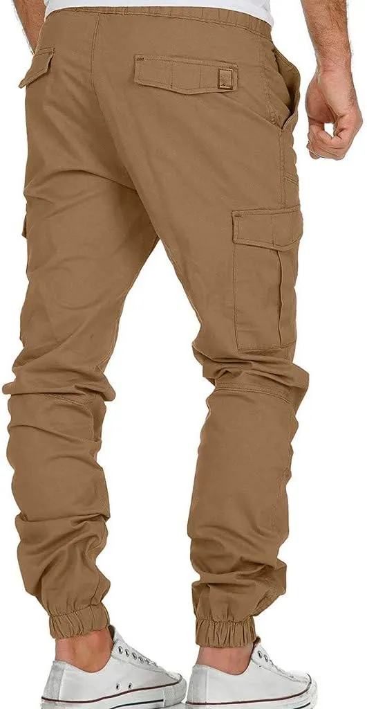 Cargo Pants for Men Joggers Men's Slim Fit Workout Athletic Pants Sweatpants for Men with Pockets Men's Slim Joggers