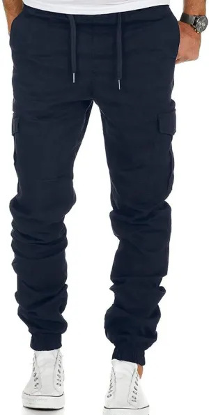 Cargo Pants for Men Joggers Men's Slim Fit Workout Athletic Pants Sweatpants for Men with Pockets Men's Slim Joggers