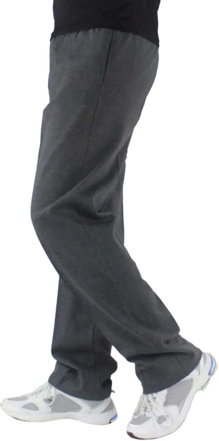 Cargo Pants for Men Relaxed Fit with Pockets Men's Cargo Sweatpants Open Bottom Straight Leg Casual Fit Baggy Jogger