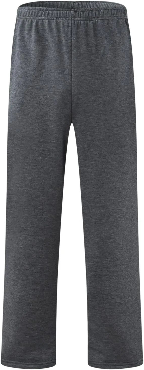 Cargo Pants for Men Relaxed Fit with Pockets Men's Cargo Sweatpants Open Bottom Straight Leg Casual Fit Baggy Jogger