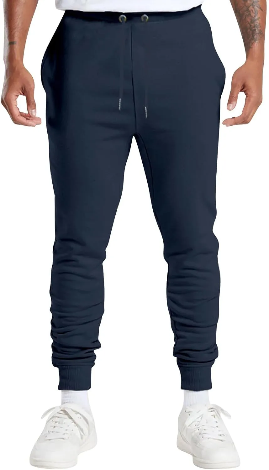 Cargo Sweatpants for Men Loose Fit Casual Pants Active Athletic Workout Baggy Jogger Drawstring Pants with Pockets