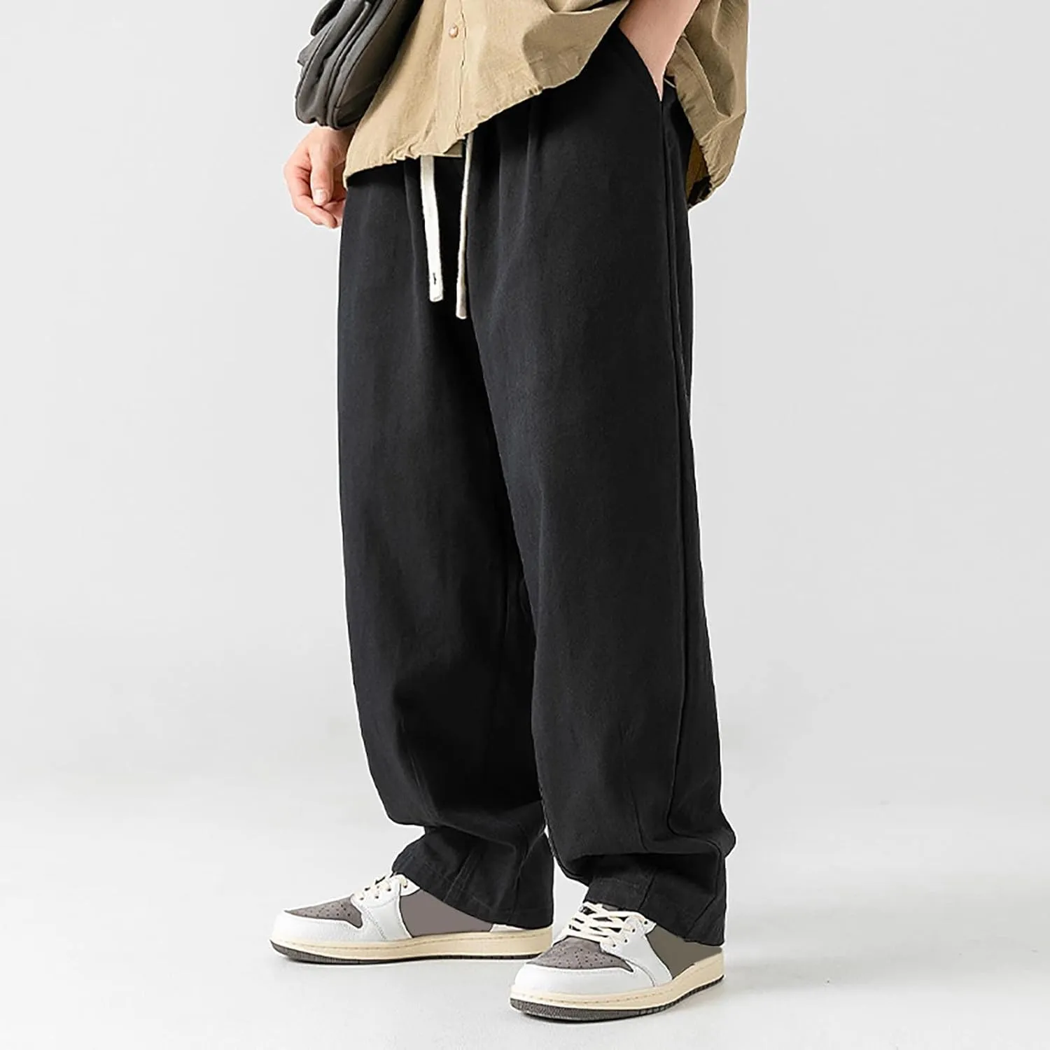 Cargo Sweatpants for Men Mens Lounge Pants Bottoms Hip Hop Fluorescent Dance Party Festival Night Sport Trousers Mens
