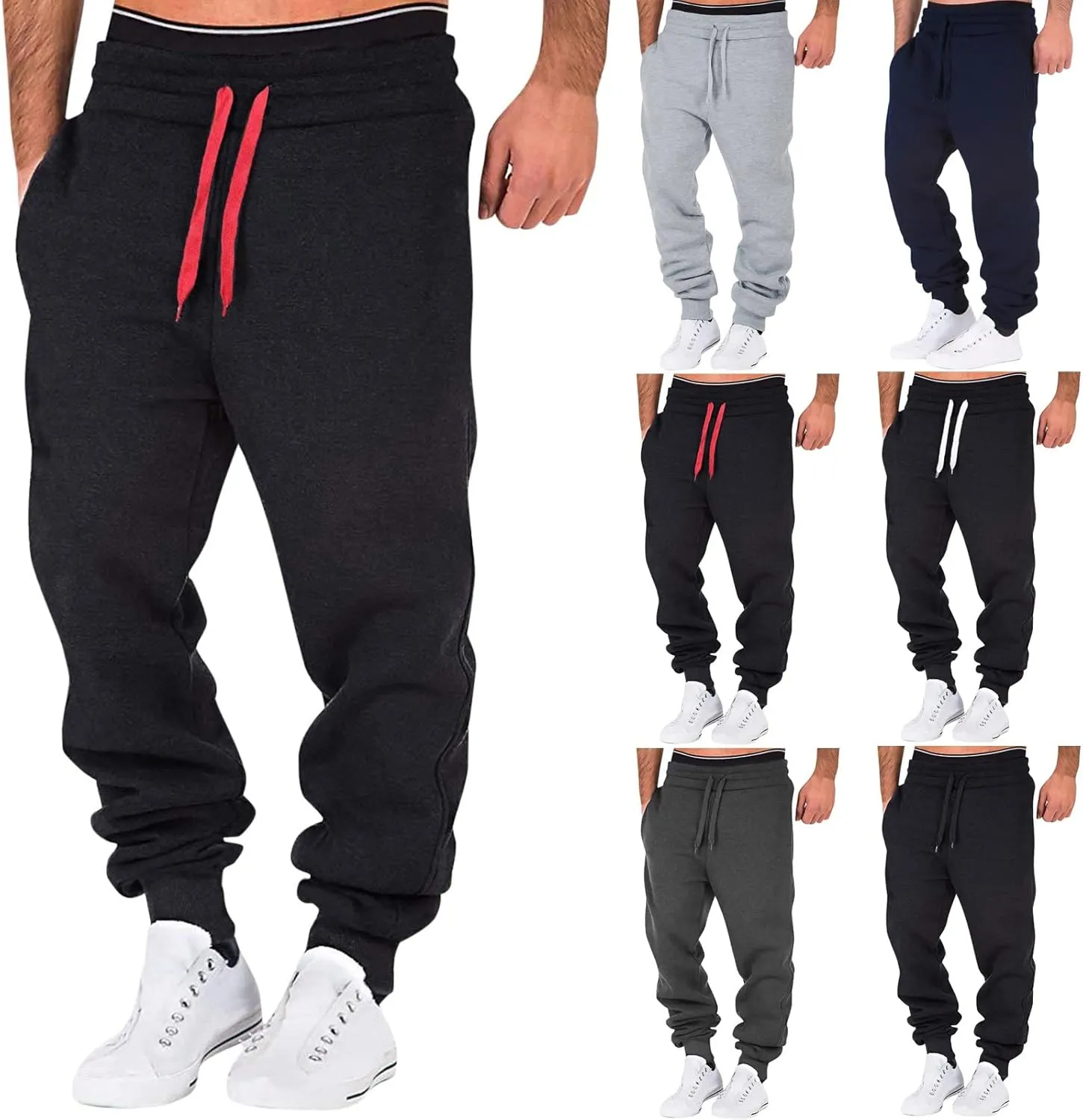 Cargo Sweatpants for Men Mens Lounge Pants Pants Big & Tall Sizes Sweatpants for Men with Pockets Sweatpants for Men