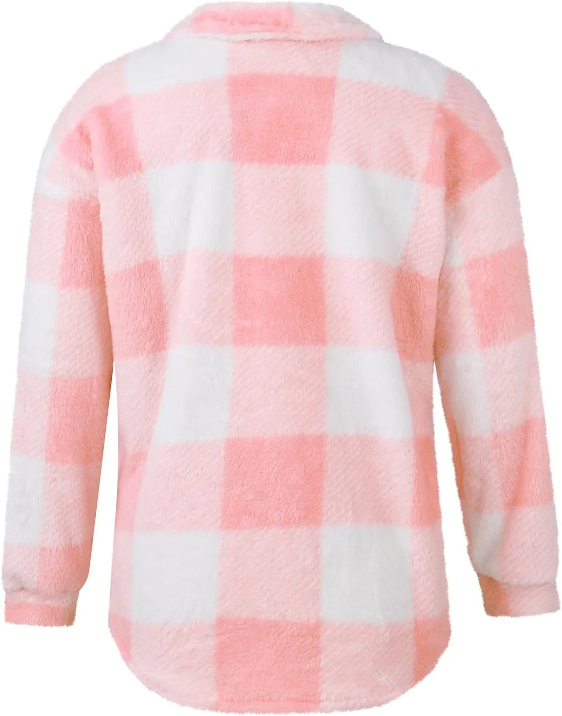 ChicCrate Womens Flannel Shacket Jacket Casual Plaid Long Sleeve Shirt Trendy Oversized Coats Fall Clothes Winter Outfit 2025
