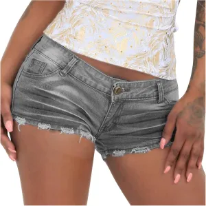 Denim Shorts for Women High Waisted Plus Size Stretchable Pure Color Trendy Mom Jean Shorts with Pockets Fray Hem Hot Shorts Summer Shorts for Women 2023