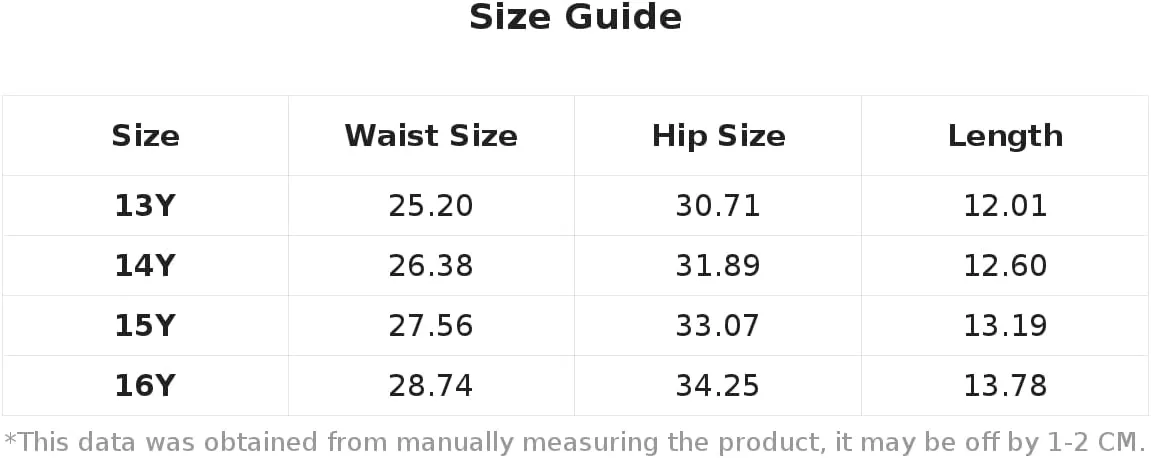 Girl's Ripped High Waisted Jean Shorts Roll Up Hem Skinny Denim Shorts Jorts