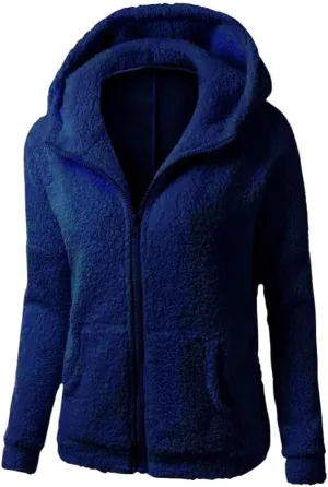 GOFULY Womens Hoodies Zip Up Western Fleece Lined Fall Winter Coats Plus Size Sharpa Jackets Lightweight With Pocket Clothes