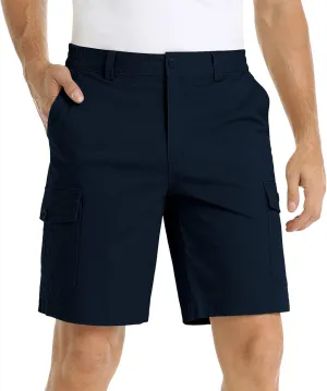 GOKKILRW Cargo Shorts for Men Outdoor Hiking Shorts Waterproof Quick Dry Lightweight Utility Ripstop Work Shorts with Pockets