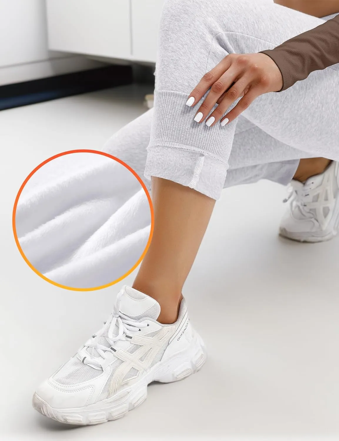 Heathyoga Fleece Lined Joggers for Women Thermal Sweatpants for Women Joggers with Pockets Workout Pants Running Pants