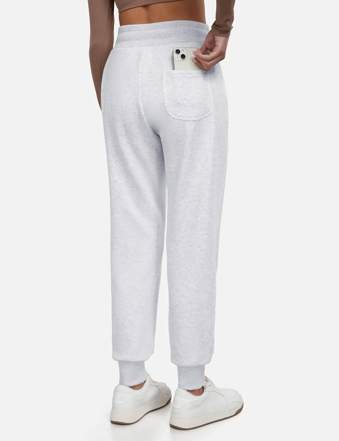 Heathyoga Fleece Lined Joggers for Women Thermal Sweatpants for Women Joggers with Pockets Workout Pants Running Pants
