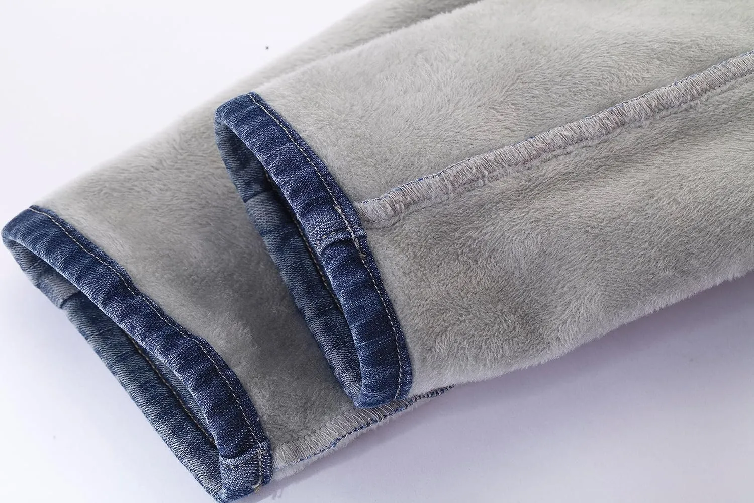 heipeiwa Women's Winter Jeans Fleece Lined Jeans Thermal Thick Skinny Denim Pants Slim Stretch Warm Jeggings