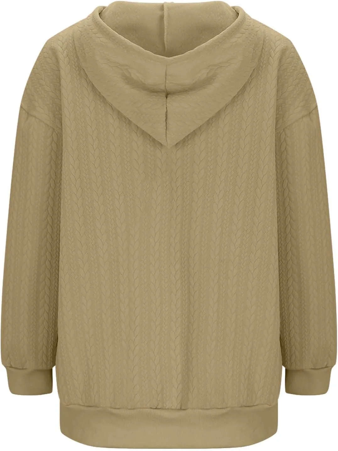 Hoodie Jacket for Women Lounge Baggy Zip Up Oversized Sweatshirt Long Sleeve Drawstring Tops 2024 Fall Winter Outfits