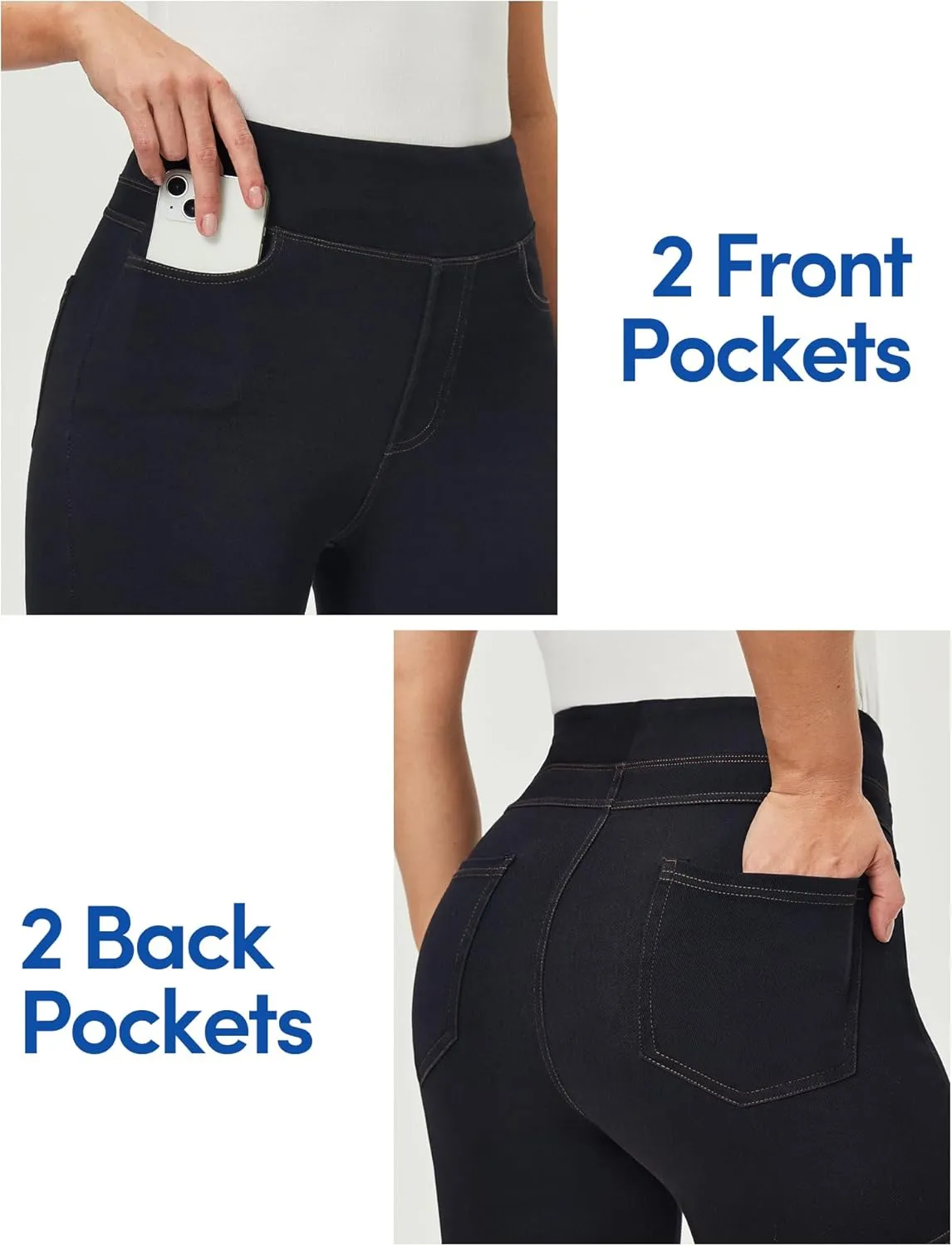 IUGA Stretchy Jean Shorts for Women High Waisted Pull On Jorts with Pockets Denim Shorts Women Summer Casual Shorts 2025