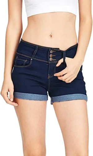 Jean Shorts for Women Casual Summer Frayed Denim Shorts High Waisted Distressed Ripped Jean Shorts Trendy Cut Off Shorts