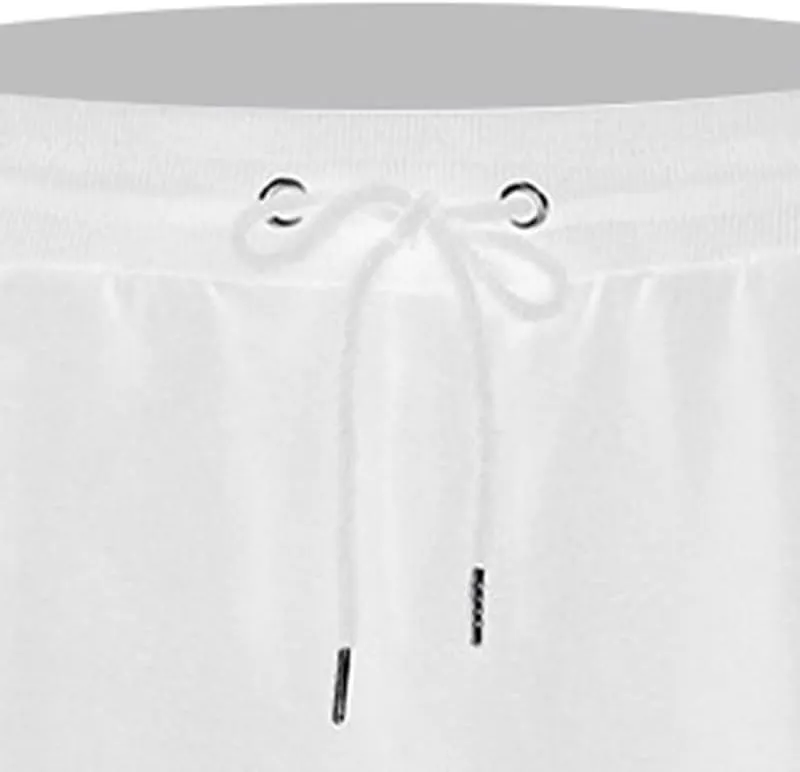 JEsilunmaMY Men's Stretch Running Shorts Elastic Waist Drawstring Cotton Lounge Shorts Summer Terry Athletic Jogger Shorts