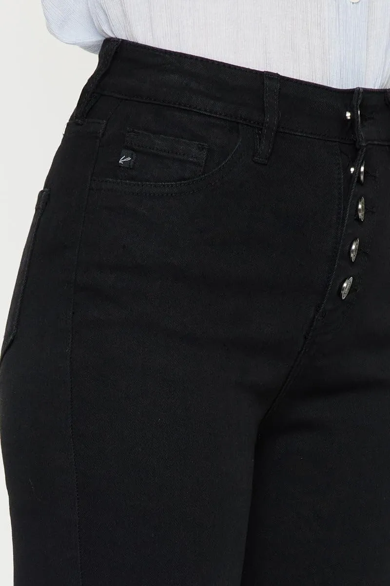 Kan Can Women's high Rise Distressed Ankle Skinny Jeans
