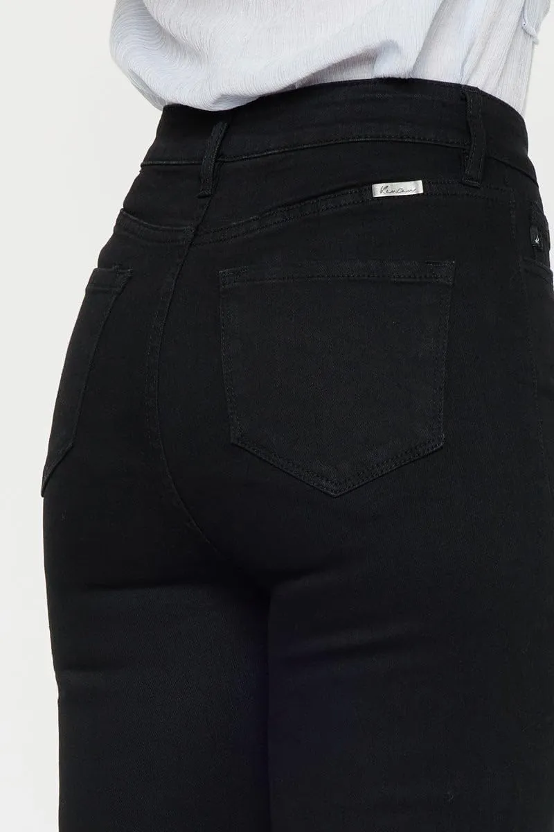 Kan Can Women's high Rise Distressed Ankle Skinny Jeans