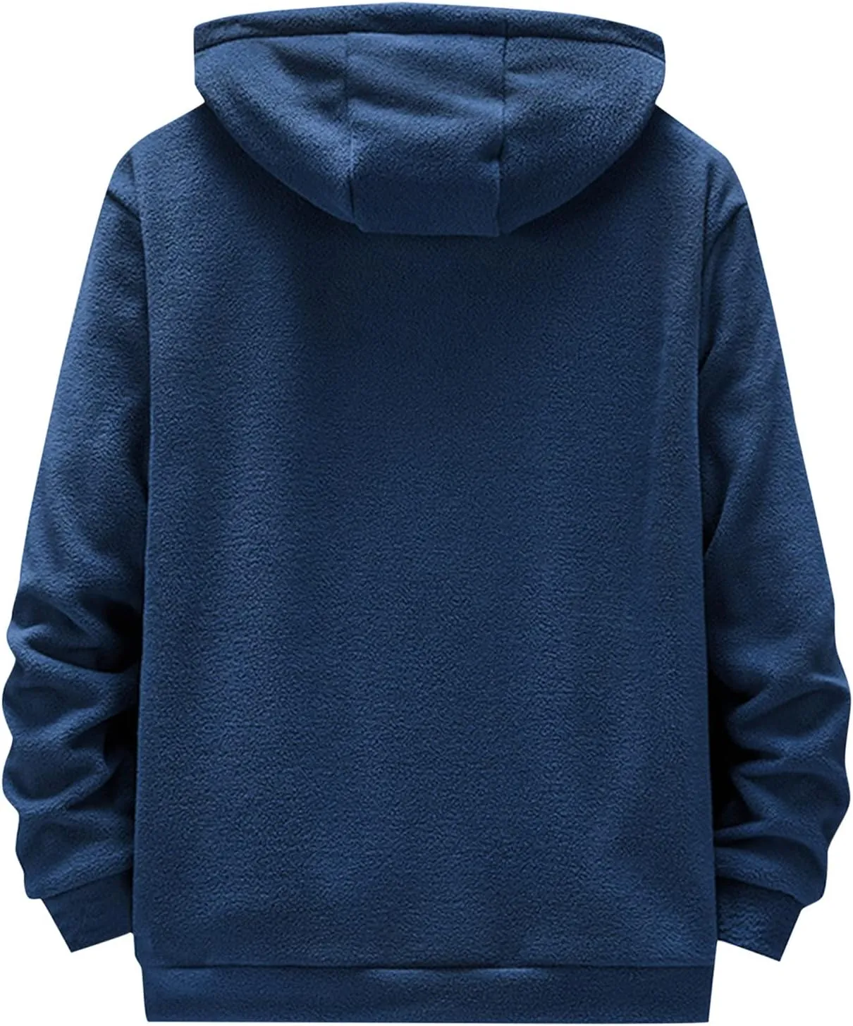 LCMTWX Hoodies for Guys Winter Casual Loose Solid Hooded Sweater Top With Zip Pockets Men's Hooded Fleece Sweatshirt Men's