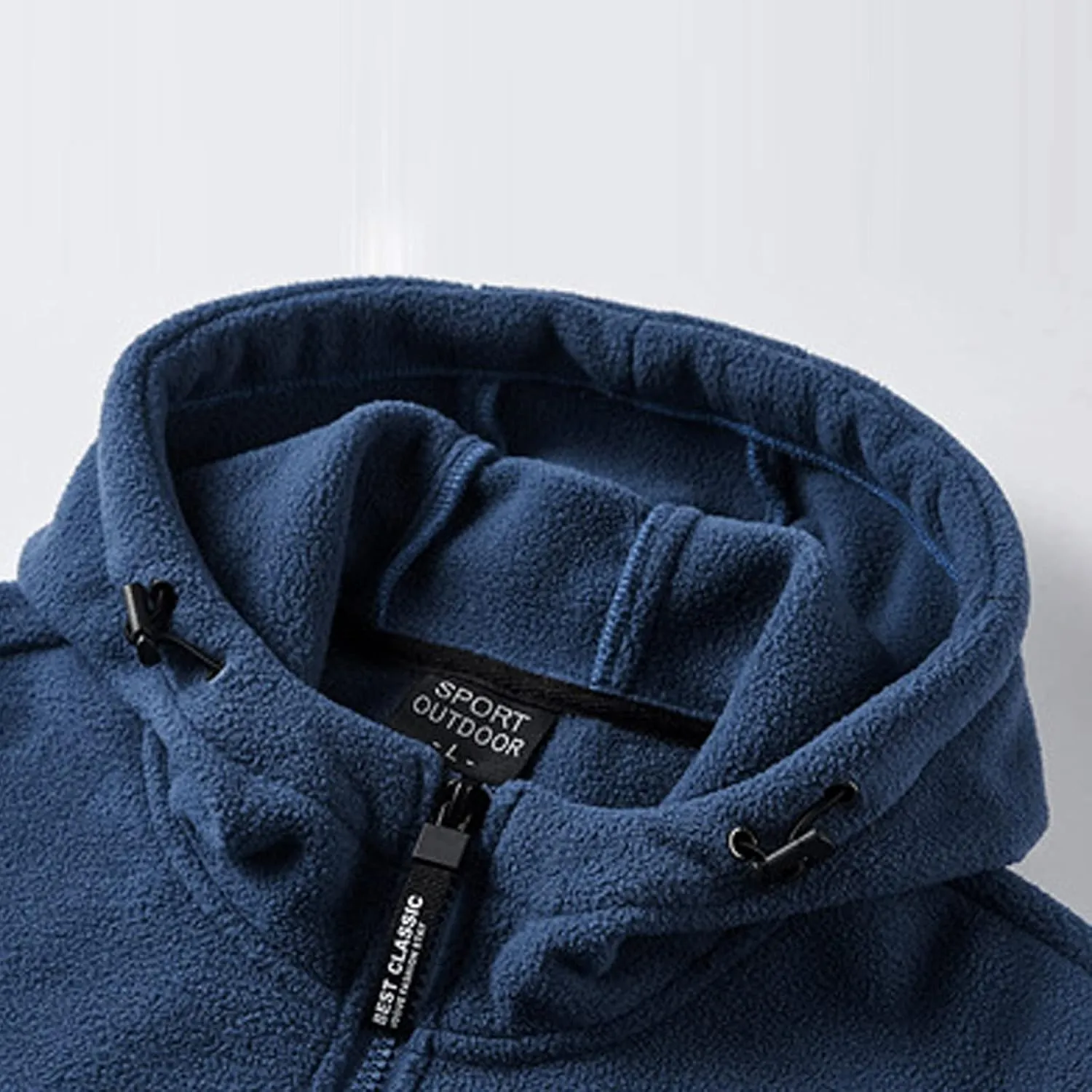 LCMTWX Hoodies for Guys Winter Casual Loose Solid Hooded Sweater Top With Zip Pockets Men's Hooded Fleece Sweatshirt Men's