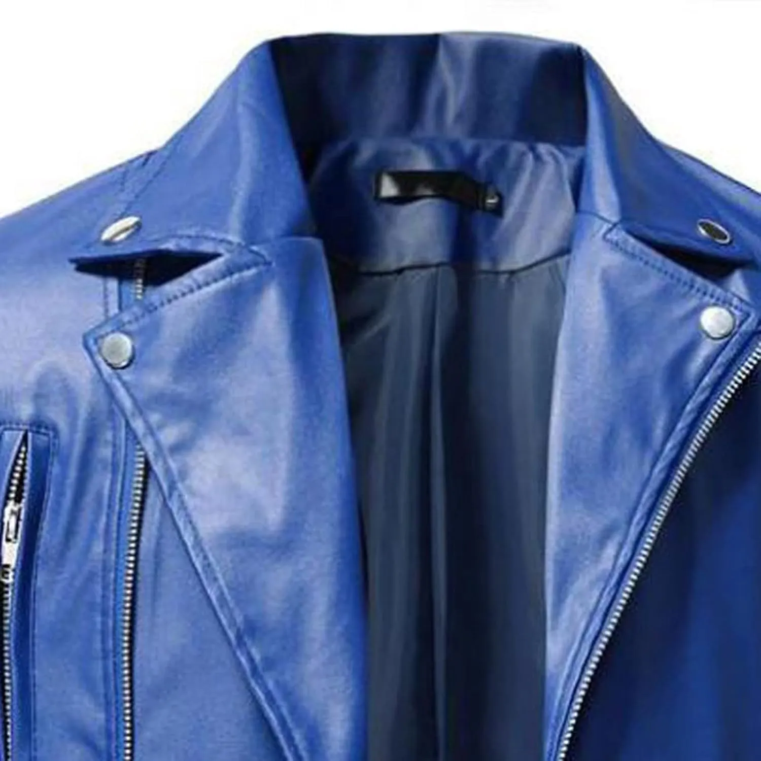 Leather Jackets for Men, Faux Bomber Jacket Men Motorcycle Notch Lapel Moto Biker Coat Zip Up Bomber Jackets Outerwear