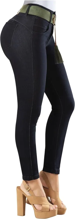 LT.ROSE High Waisted Colombian Jeans | Pantalones Colombianos Levanta Cola | Butt Lifting Jeans for Women