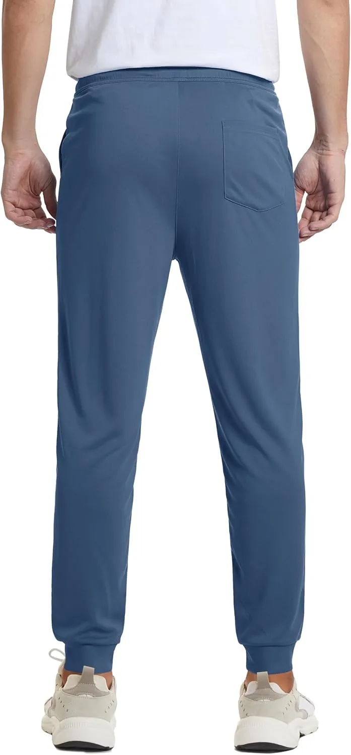 MAGCOMSEN Men's Joggers Sweatpants Quick Dry Running Pants with Pockets Summer Lightweight Athletic Workout Pants