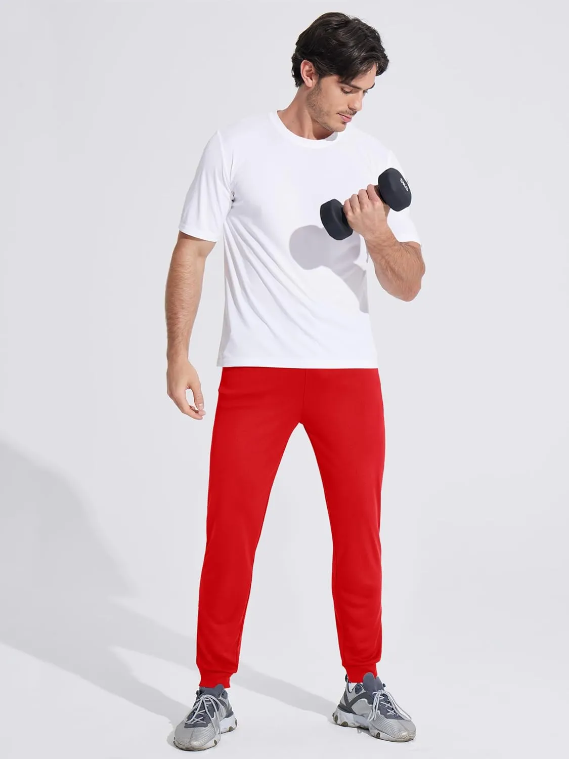 MAGCOMSEN Men's Joggers Sweatpants Quick Dry Running Pants with Pockets Summer Lightweight Athletic Workout Pants