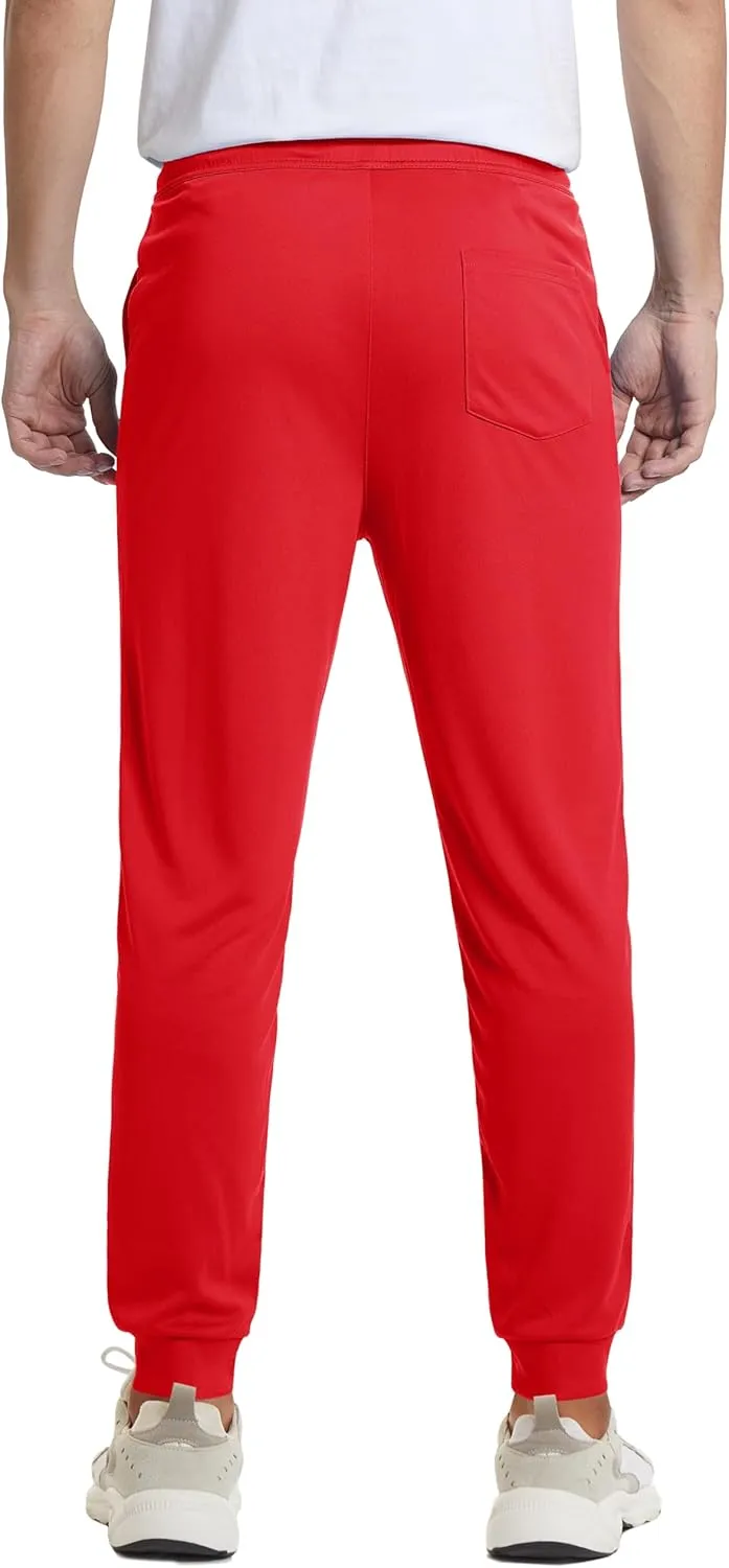 MAGCOMSEN Men's Joggers Sweatpants Quick Dry Running Pants with Pockets Summer Lightweight Athletic Workout Pants